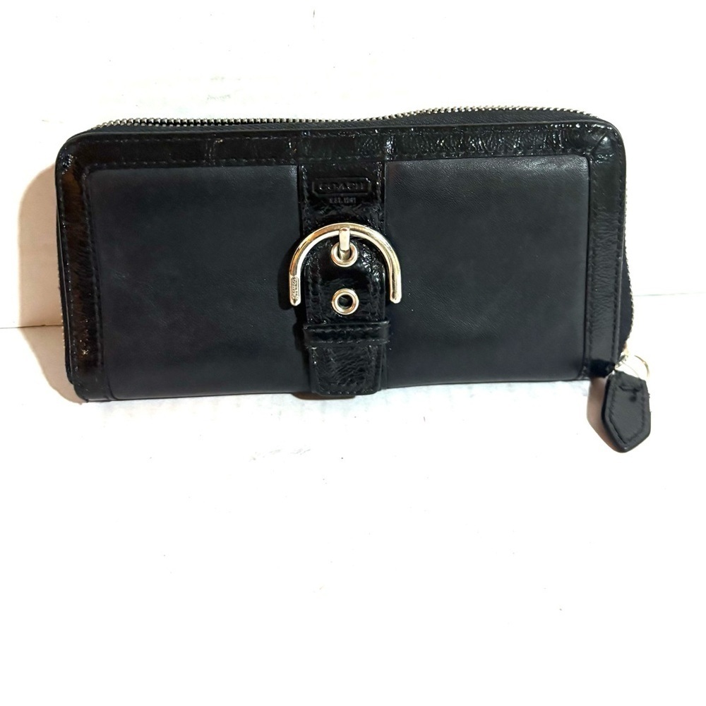 Coach vintage Black Leather Wallet